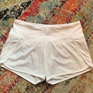 White Lululemon Shorts: Size 4